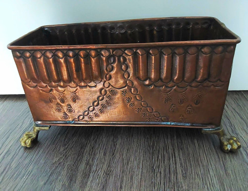 Vintage kupfer übertopf - kupfer,