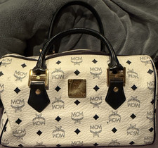Mcm tragetasche leder logo - mcm,