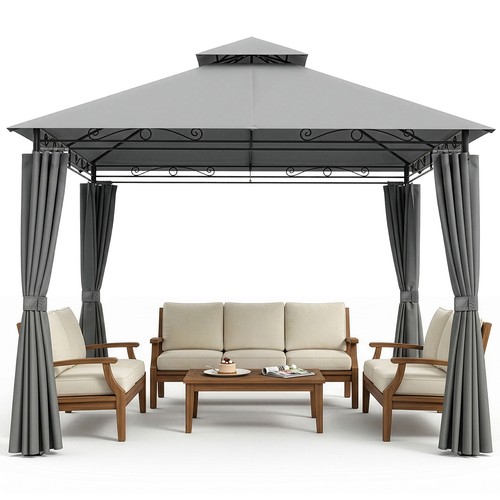 Pavillon mit doppeldach - doppeldach, 3x3