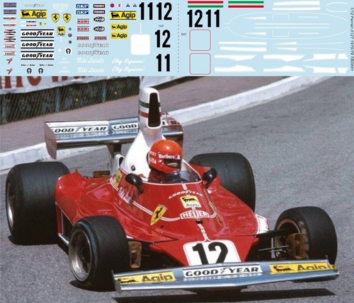 Decals für f1 ferrari - decals,