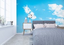 3D Blau Himmel Wolken Q9060