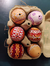 6 Stück sorbische Ostereier -