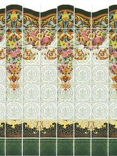 Puppenhaus Jugendstil Wand