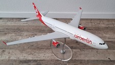 AirBerlin Flugzeugmodell 1:100 Großmodell A330 Reisebüromodell Resin ca. 60 cm