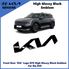 OEM "KIA" Logo EV9 GTLine Emblem in Hochglanz schwarz für Kia EV9 24-