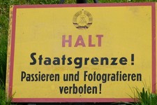 ddr grenzschild original