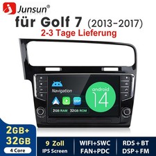 DAB+ Für VW Golf VII MK7 2012-2020 Android 14 Autoradio CarPlay GPS Navi WIFI BT