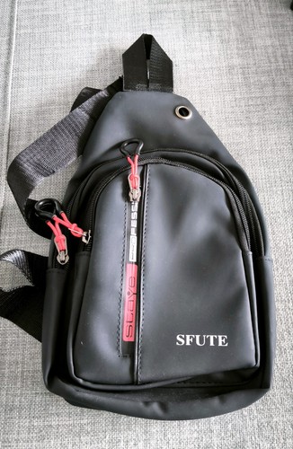 Herren echtes leder sling - sling, bag
