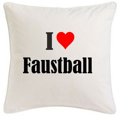 Kissenbezug love faustball - i,