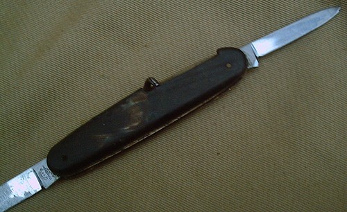 Altes taschenmesser mit - taschenmesser,