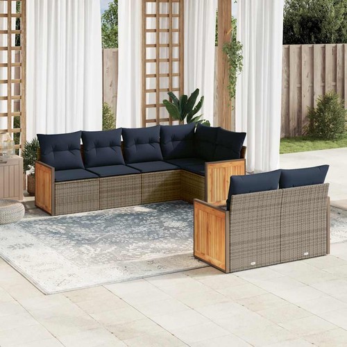 Teiliges gartensofa set - 7-teiliges, gartensofa-set