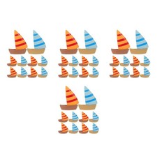  4 Pack Spielzeug Segelboot