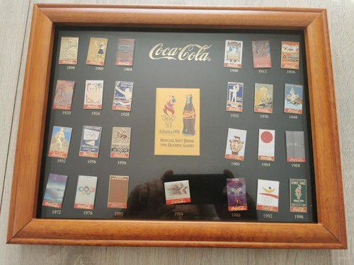 Coca cola pin set - set, atlanta