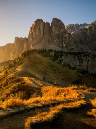 Wandbild dolomites italy - dolomites,,