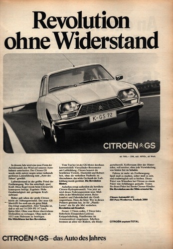 Citroen werbeanzeige werbung - citroen,