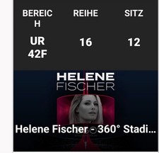 helene fischer tickets 360 Grad Tour in Frankfurt 20.06.26