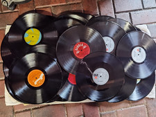 10 x große Schallplatten für