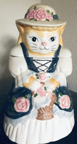 Katze mit hut - mit, keramik