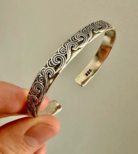 Edles manschetten armband 925 - edles,