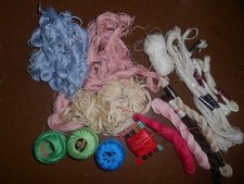 Stickgarne verschiedene Farben, u. Firmen, Perlgarn - Point de Croix,  Anchor,