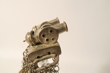 Alter Silberschmuck Fon Oberarm Kanonen HN73 Old silver jewelry canon coins A6