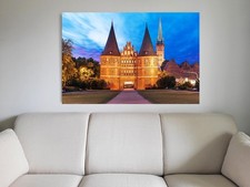 Leinwandbild: Holstentor in
