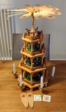 Weihnachtspyramide 3-stöckig Heilige Familie Erzgebirge Richard Glässer