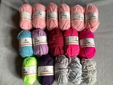 Wollpaket 730 g MyBoshi No.1 Wolle/Polyacryl Wollreste Strickgarn Häkelgarn bunt