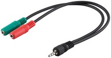 0,3 m Headset Adapterkabel