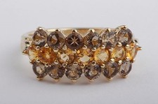 Ring Rauchtopas Citrin 375 9K