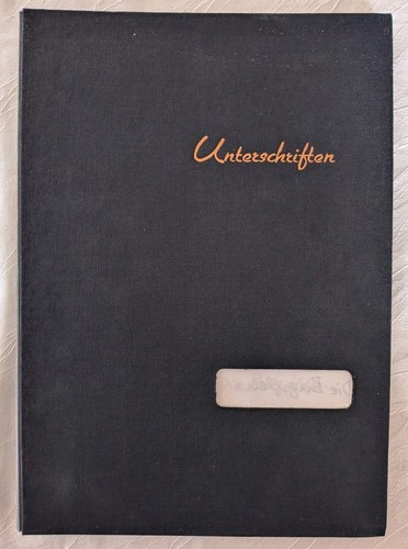 Unterschriftenmappe schwarz - unterschriftenmappe,