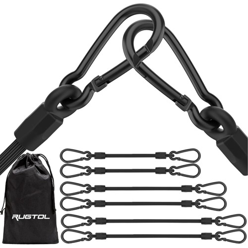 Spanngummi karabiner 6er set - 6er,