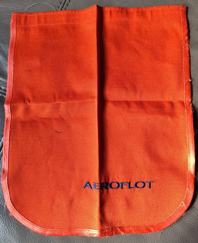 Aeroflot flugzeugsitz headrest - aeroflot,