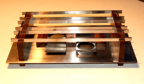 Wmf cromargan teak rechaud - teak,