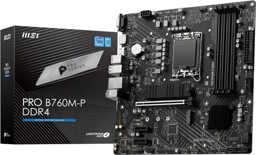 Msi pro b760m ddr4 mainboard - msi, b760m-p