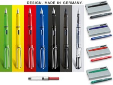 Lamy Safari Füllhalter / T10 Tinten-Patronen / Konverter (Füller Patronenfüller)