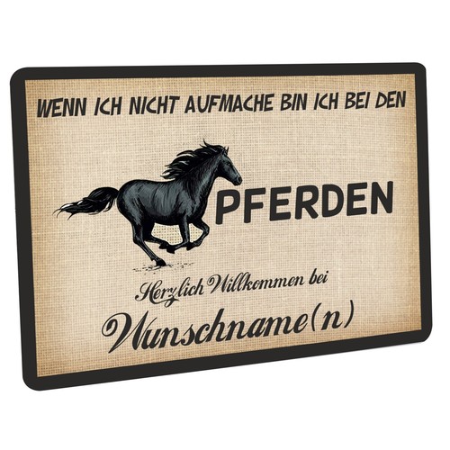 Fussmatte wenn ich - ich, nicht