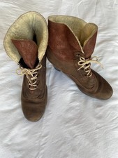 Stiefeletten Gr. 39 gefüttert, Wildleder