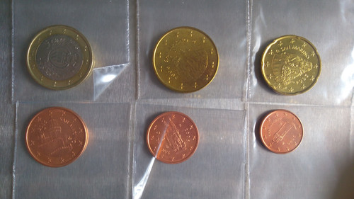 Euro und 1 5 - 1-, cent