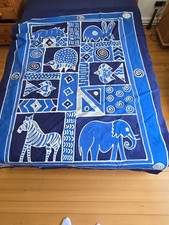 Rarität Handgemaltes Tuch aus