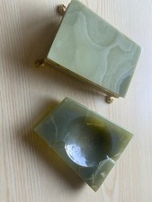 Jade, Onyx Aschenbecher und
