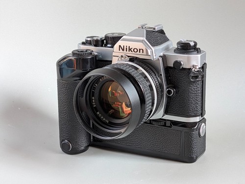 Nikon fm2n mit - motor, titan