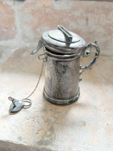 Stück spardose silber 800 - silber,