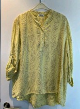 Bluse Gelb Animalprint Gr