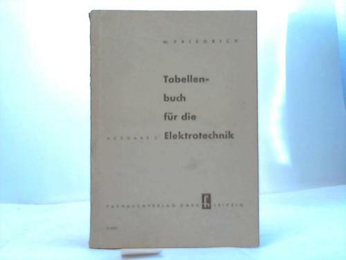 Tabellenbuch für die
