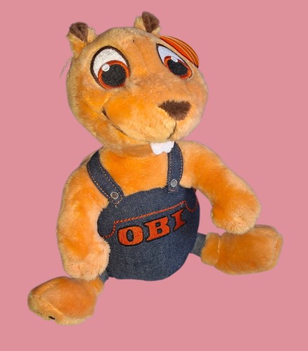 Obi biber stofftier - biber, 30