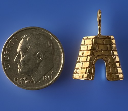Vintage 1950er 14k gold charm - 1950er,