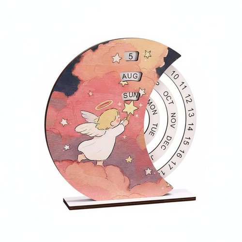 Drehbarer holzkalender - drehbarer,