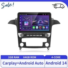 10.1'' Carplay Android14 Autoradio GPS Navi WIFI BT 64G Für Ford S-Max 2007-2015