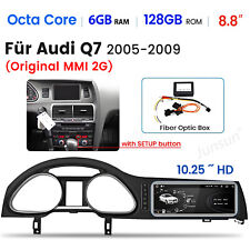 10.25” Für Audi Q7 MMI 2G 2005-2009 Carplay Autoradio Android14 GPS NAVI 4G WIFI